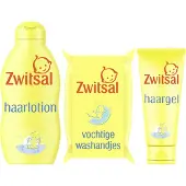 Zwitsal Goedemorgen Vochtige Washandjes + Haarlotion + Haargel Set - 20 stuks + 200 ml + 100 ml - Voordeelverpakking
