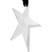 Behave - Fantasie ketting lint - Zilverkleur ster hanger - Festival stijl