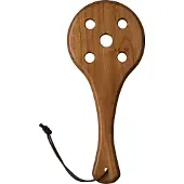 Black Label - Bullseye - Houten Spanking Peddel