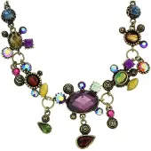 Behave - Gekleurde Ketting met Stenen - Trendy Accessoire voor Dames
