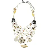 Behave - Schelpenketting met kralen - Bohemian zomerstijl