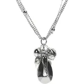 Behave - ketting met hangers - nikkelvrij - cadeau in geschenkzakje - 48 cm