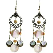 Behave - Oorhangers met schelpen - Bohemian stijl strandlook - Zomer
