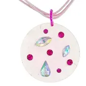 Behave - Ketting - Koord - Ronde Hanger - Roze - 41,5 cm