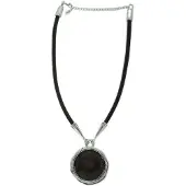 Behave - Ketting Dames- Grote Donker Bruine Ronde hanger