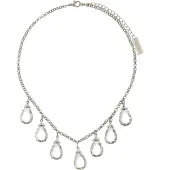 Behave ketting - Dorpelvormige hangers - Mode accessoires - Nikkelvrij - 40 cm