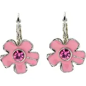 Behave - Oorbellen dames - Roze bloem - Speels design - Dagelijks gebruik