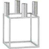 Audo Copenhagen Kubus 4 Kaarshouder Zink - Adventskaarsen & Kandelaars Staal Zinc - 71041-000884