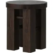 Normann Copenhagen Kruk Fyr Stool Dark Brown