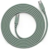 Avolt Cable 1 USB-C naar USB-C oplaadkabel 2 m Oak green