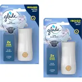 Glade Touch & Fresh Pure Clean Linen met houder 2 x 10 ml - Touch & Fresh - Luchtverfrisser – 2 stuks