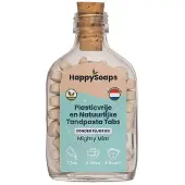 Happy Soaps Tandpasta Tabletten – Zonder Fluoride – Mighty Mint 130 gram