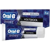Oral-B 2+2 Gratis: Tandpasta 3d White Houtskool 75 Ml