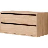 New Works Kast Met Lades Eiken - Rekkensysteem (modulair) Hout Oak - 42043