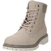 Tom Tailor Damenschuhe Schnürstiefel Weiß Freizeit