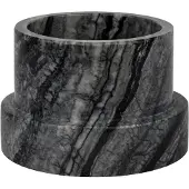 Mette Ditmer Marble Kaarshouder Hoog Zwart/grijs - Kaarshouders Marmer Black - MARBCL98