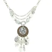 Behave - Figaro ketting met houten hanger - Mode ketting 65 cm + verlengketting