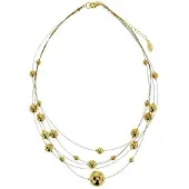 Behave - Ketting - Goudkleur - Met Parels - 46 cm