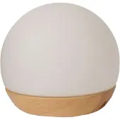 Spring Copenhagen Spring Snowball Draagbare Tafellamp Ø11 Cm Wit - Draagbare lampen Mondgeblazen Glas White - SC5005