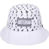Robin Ruth - Bucket hat - Amsterdam letters - Wit