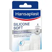 Hansaplast Silicone Soft Pleisters 8ST