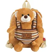 Perletti Teddy Benji Plush Backpack Oranje Kinderen