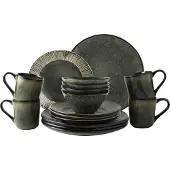 Dutch rose Organic set 16 delig servies groen