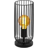 Eglo Tafellamp Roccamena Zwart Ø13cm E27 60w