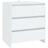 vidaXL Dressoir 70x41x75 cm bewerkt hout wit