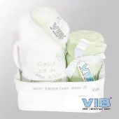Vib - Giftset Commodemandje - Blanket Mint - Babykleertjes - Baby cadeau - zwangerschap aankondiging - geboorte cadeau