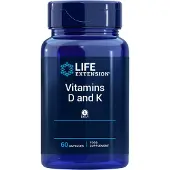 Life Extension Vitamines D & K (60 Capsules) - vitamines, vitamine-d3 - vitamine-d3 - vitamine-d3