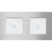 Perfect Switches TOUCH SCHAKELAAR | ALUMINIUM | ZILVER | COMBINATIE | ENKELVOUDIG & DIMMERSCHAKELAAR