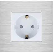 Perfect Switches WANDCONTACTDOOS | ALUMINIUM | ZILVER | ENKELVOUDIG