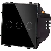 Perfect Switches MODULE | TOUCH | ZWART | AAN/UIT | DRIEVOUDIGE SCHAKELAAR