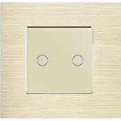 Perfect Switches TOUCH SCHAKELAAR | ALUMINIUM | GOUD | AAN/UIT | TWEEVOUDIG | WIFI + RF