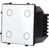 Perfect Switches MODULE | TOUCH | WIT | AAN/UIT | WIFI + RF | VIERVOUDIGE SCHAKELAAR