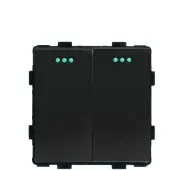 Perfect Switches MODULE | MECHANISCH | ZWART | AAN/UIT | TWEEVOUDIGE WISSELSCHAKELAAR