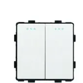 Perfect Switches MODULE | MECHANISCH | WIT | AAN/UIT | TWEEVOUDIGE SCHAKELAAR