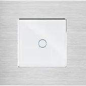 Perfect Switches TOUCH SCHAKELAAR | ALUMINIUM | ZILVER | ENKELVOUDIGE WISSELSCHAKELAAR