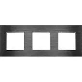 Perfect Switches AFDEKRAAM | ALUMINIUM | ZWART | 3 VAKKEN