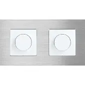 Perfect Switches MECHANISCHE SCHAKELAAR | ALUMINIUM | ZILVER | DIMMER SCHAKELAAR | TWEEVOUDIG