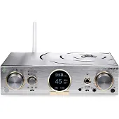 IFi Audio Pro iDSD-handtekening (Versterkingsschakelaar, USB DAC, Bass Boost), Hoofdtelefoonversterkers, Zilver