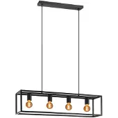 Eglo Hanglamp Blackcrown 4-lichts