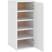 vidaXL Schoenenkast 32x35x70 cm bewerkt hout wit