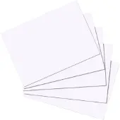 Herlitz indexkaart - A5 - blanco - wit - 100 st.