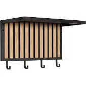 De Bommel Meubelen Kapstok Koen - 50 cm - 4 haken - metaal/hout