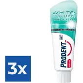 Prodent Tandpasta  White System Pure Mineral - Voordeelverpakking 3 stuks