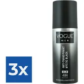 Vogue Anti-Transpirant Mystic Black 150 ml - Voordeelverpakking 3 stuks