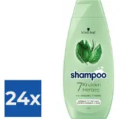 Schwarzkopf 7 Kruiden Shampoo 400 ml - Voordeelverpakking 24 stuks
