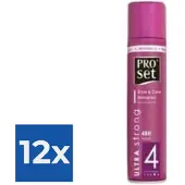 Proset Haarlak Ultra Strong 250 ml - Voordeelverpakking 12 stuks